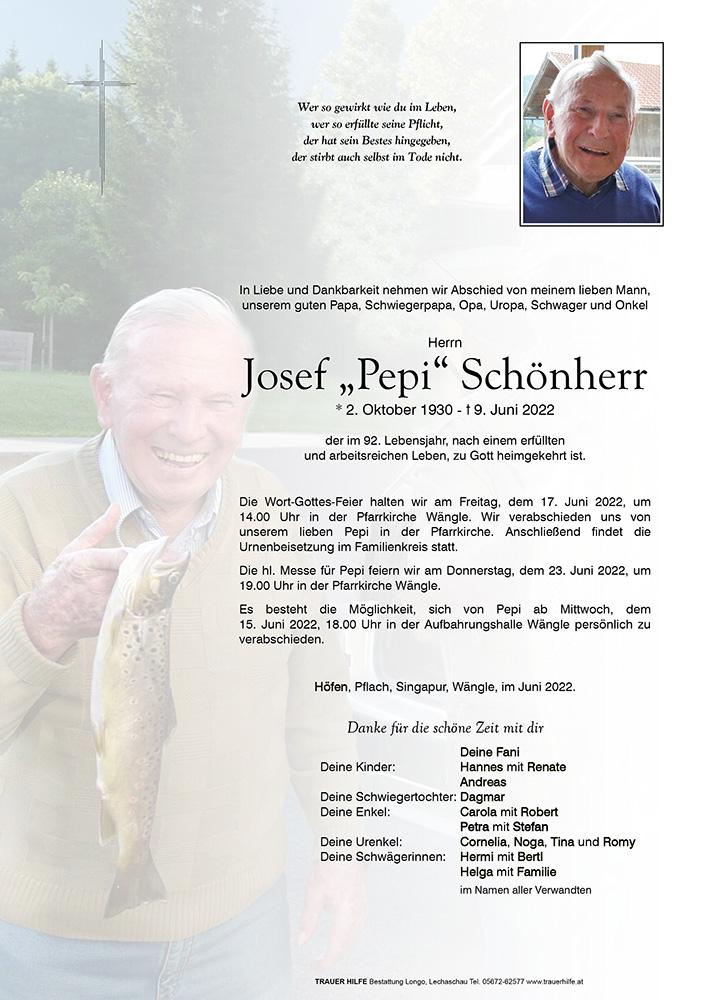 Josef "Pepi"  Schönherr